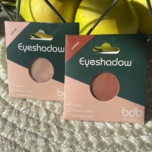 Billion Dollar Beauty Matte & Shimmer Eyeshadow Pan Set Shade Moon & Amber bdb